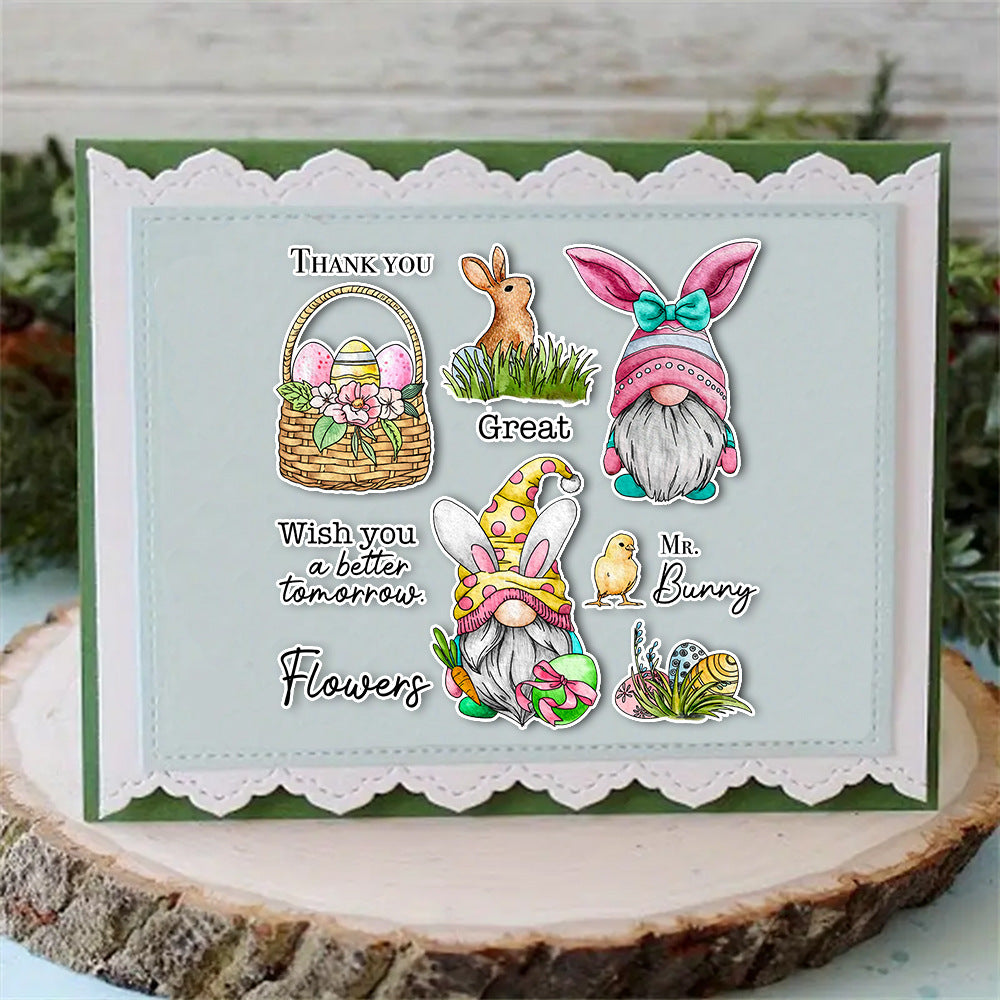 Easter Gnomes Dies & Stamps Set