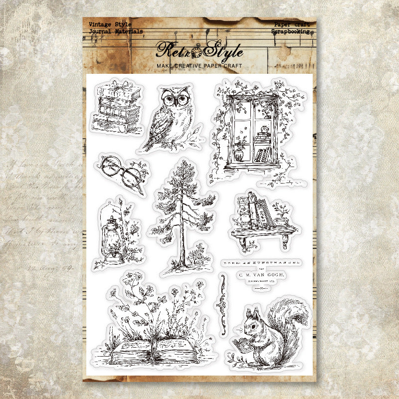 Various Patterns DIY Scrapbook Clear Stamps