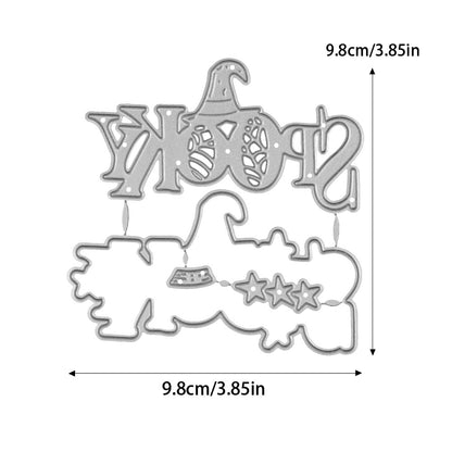 "Spooky" Words Metal Cutting Dies