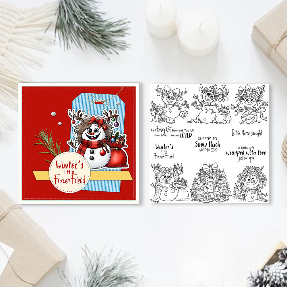 Christmas Snowman Clear Stamps