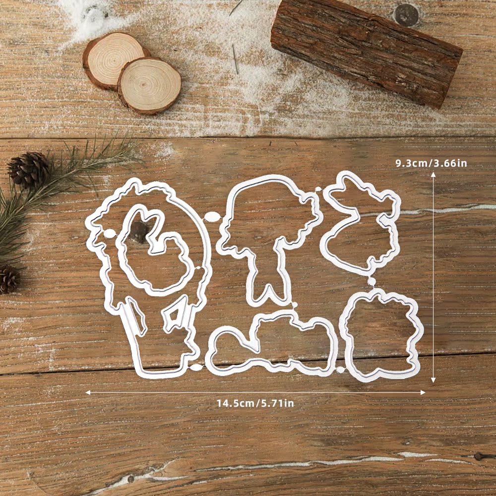 Cute Easter Bunny Dies & Stamps Set