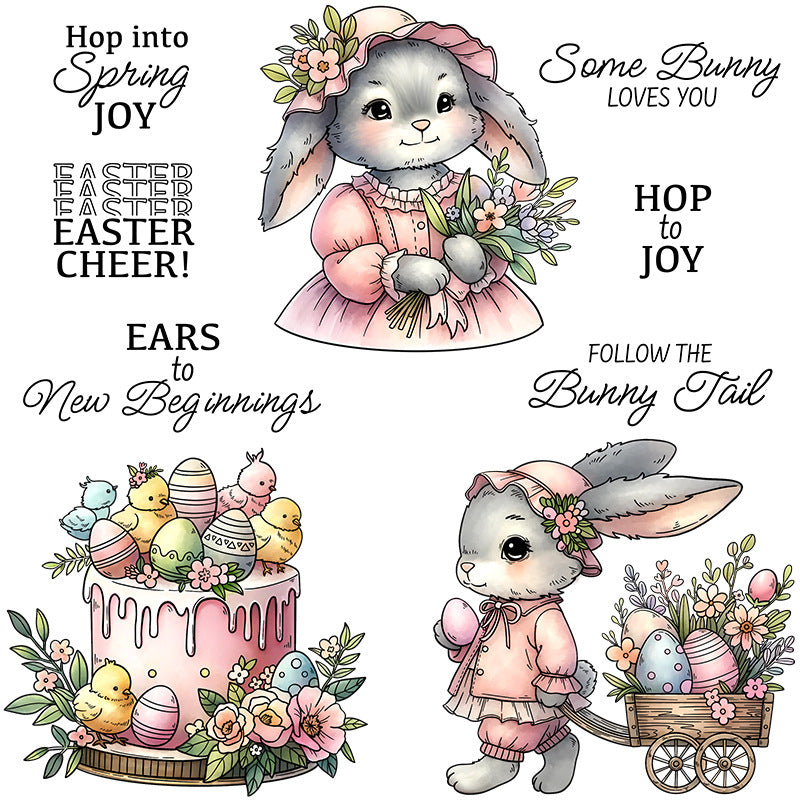 Easter Theme Clear Stamps