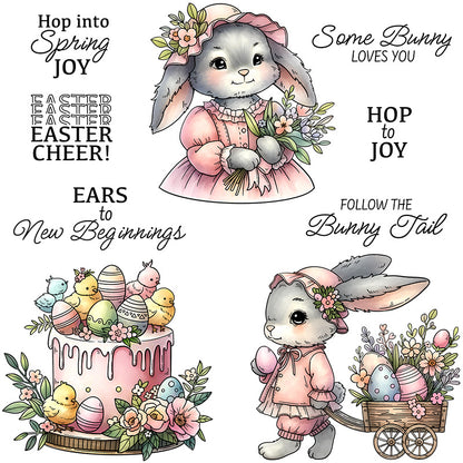 Easter Theme Clear Stamps