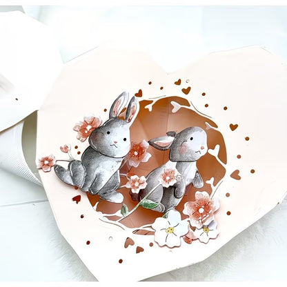Cut-out Heart Wreath Metal Cutting Dies