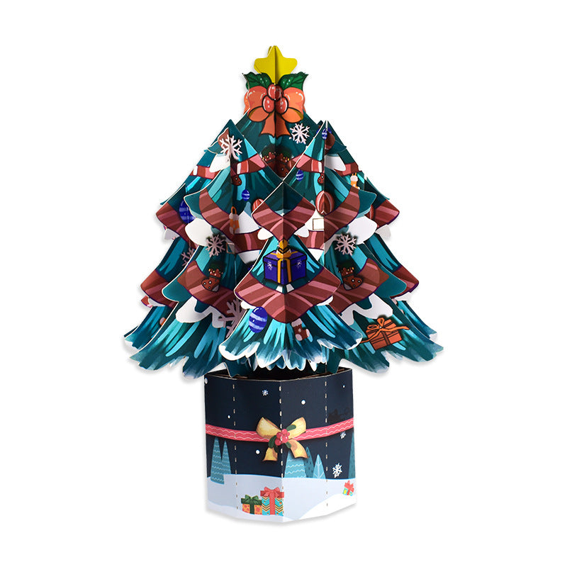 3D Creative Christmas Series Pop-Up Greeting Card