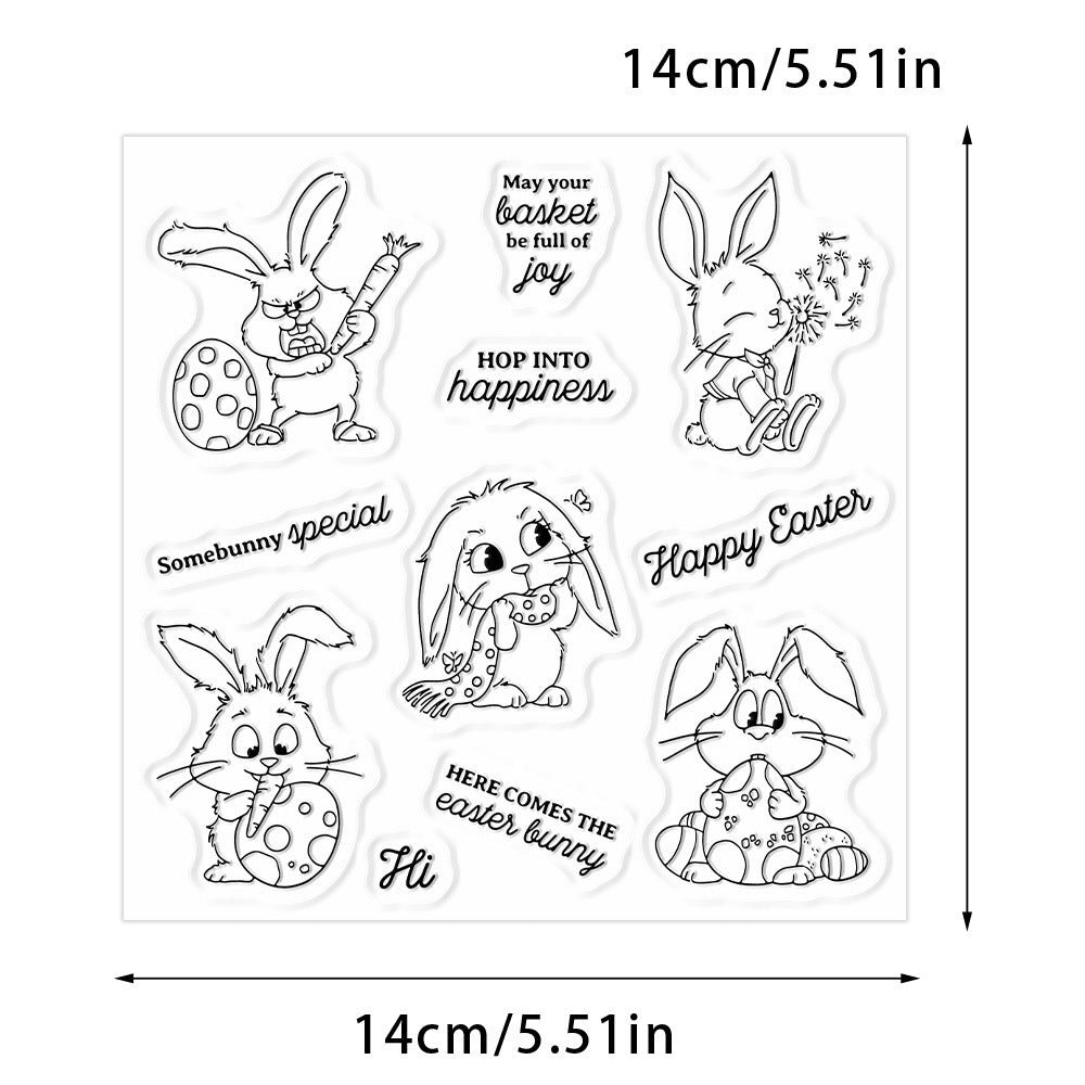 Easter Bunny Clear Stamps