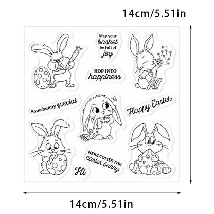Easter Bunny Clear Stamps