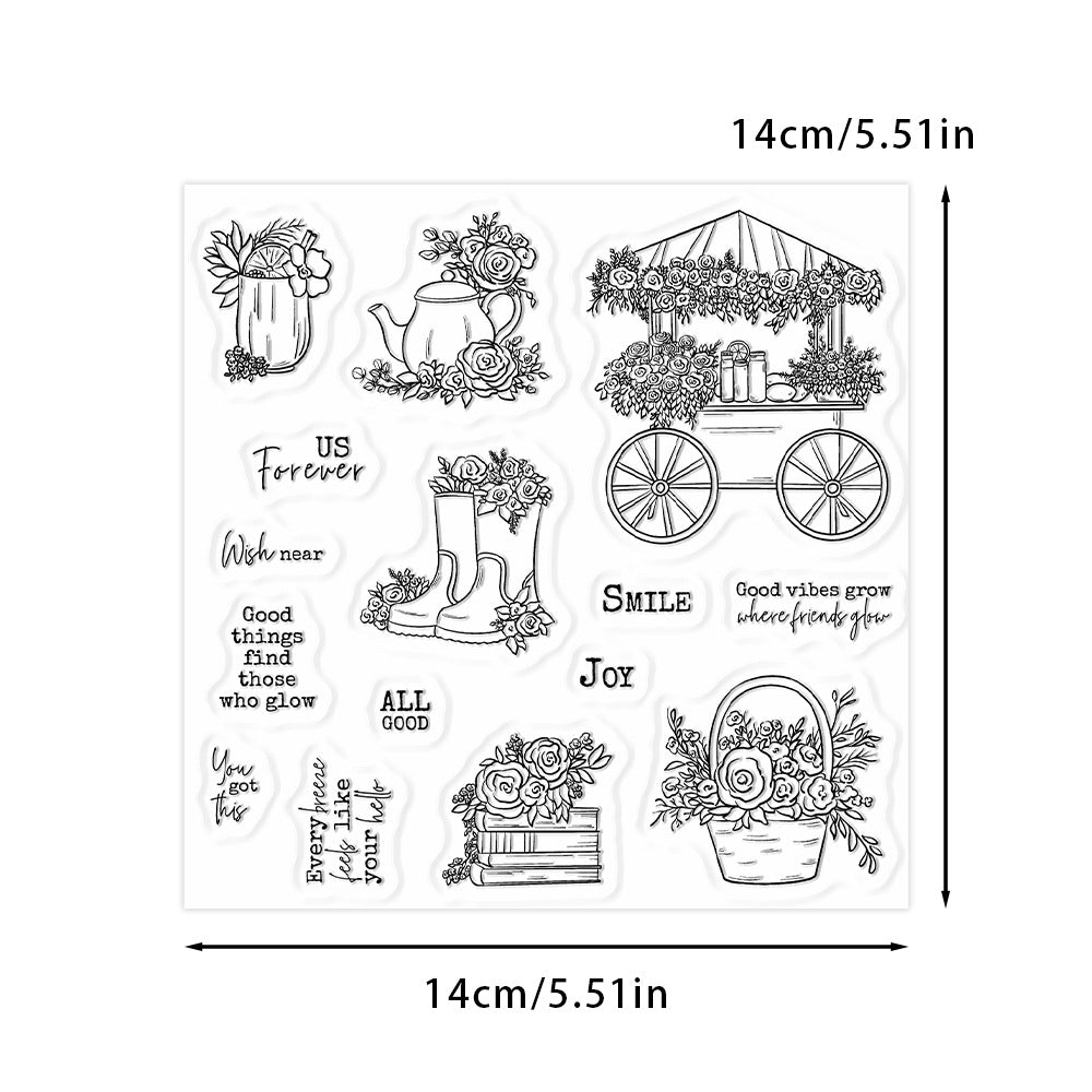 Beautiful Floats Clear Stamps