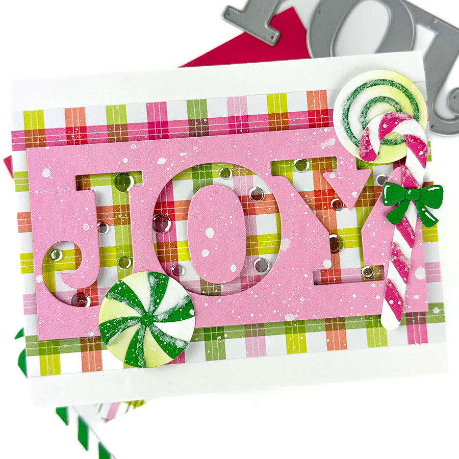 Christmas Candy Cane Metal Cutting Dies