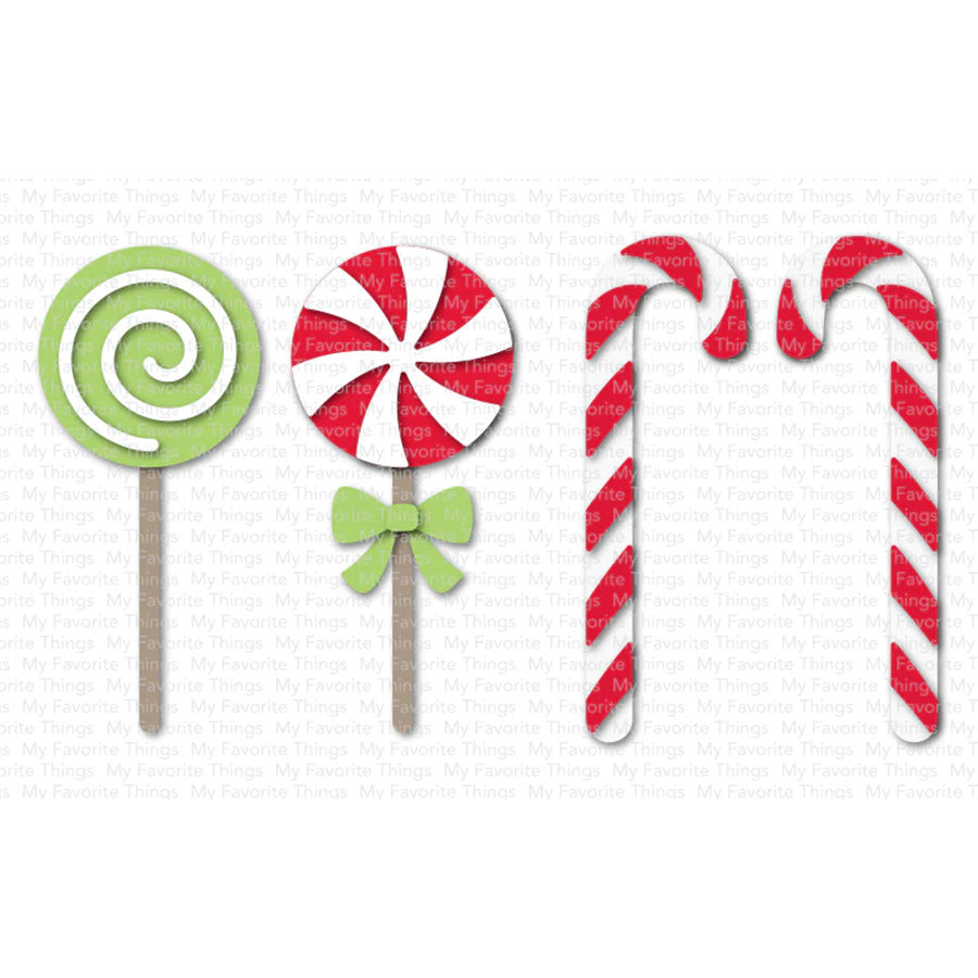Christmas Candy Cane Metal Cutting Dies