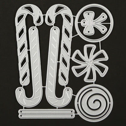 Christmas Candy Cane Metal Cutting Dies
