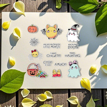 Halloween Ghost Dies & Stamps Set