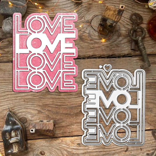 Valentine's Day "Love" Metal Cutting Dies