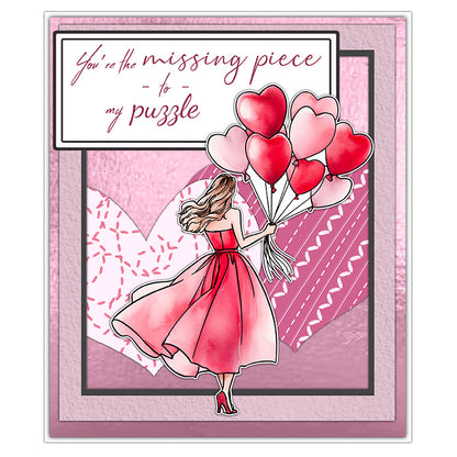 Valentine's Day Theme Dies & Stamps Set