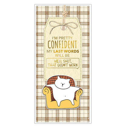 Funny Father's Day Text Clear Stamps