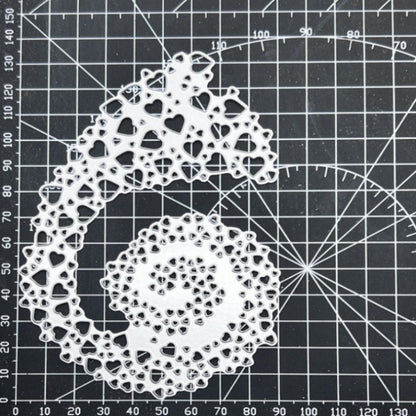 Love Group Background Metal Cutting Dies