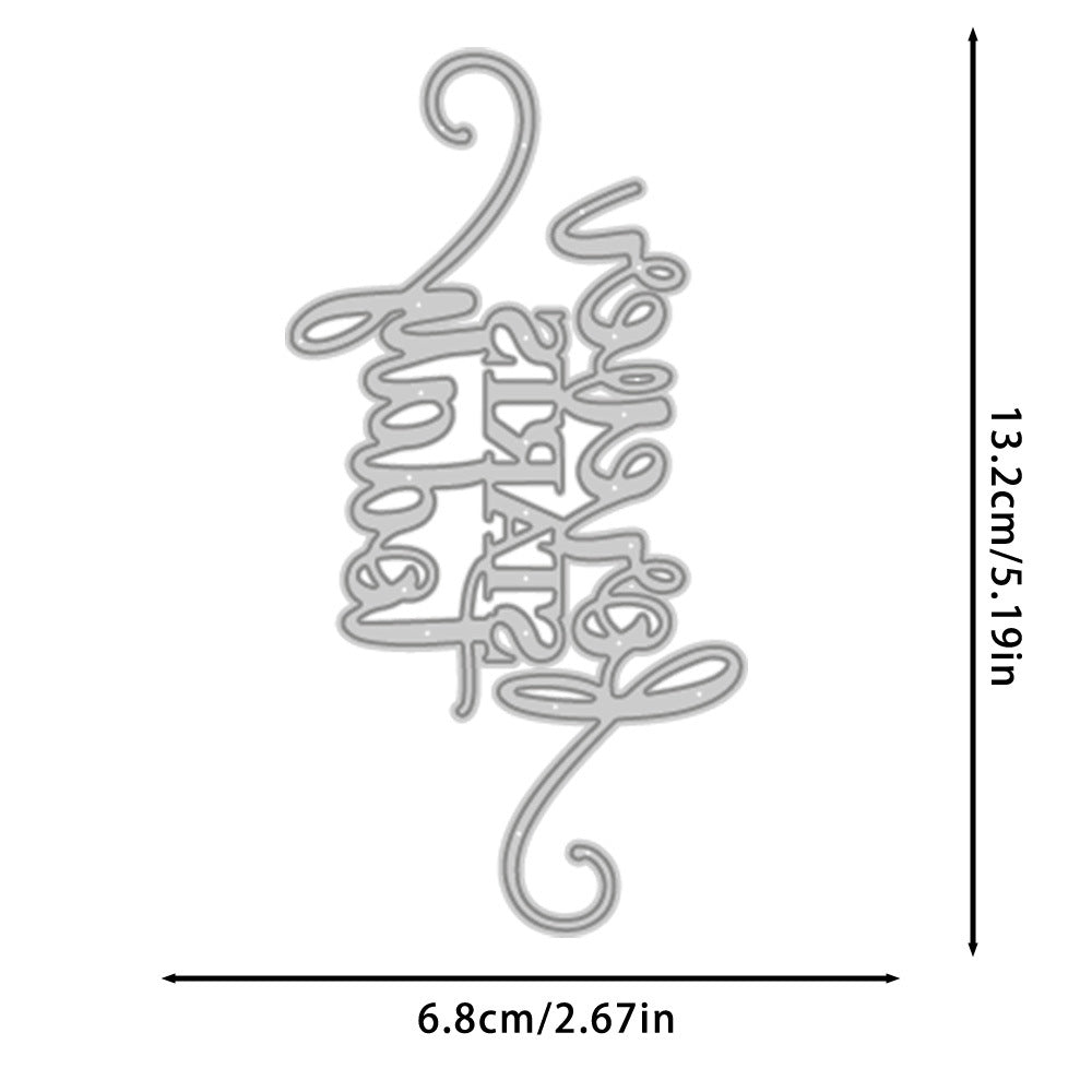 "Forever Starts Today" Phrase Metal Cutting Dies