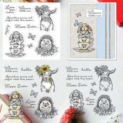 Easter Animals Clear Stamps