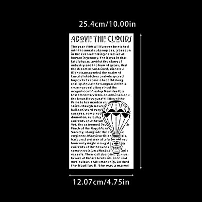 Article Pattern DIY Painting Hollow Stencil