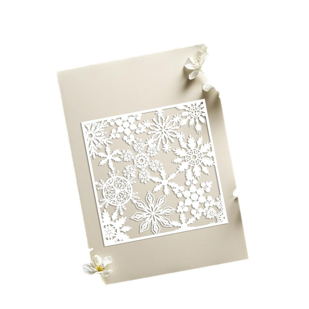 Snowflake Pattern DIY Painting Hollow Stencil