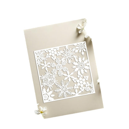 Snowflake Pattern DIY Painting Hollow Stencil