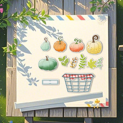 A Basket Of Pumpkins Metal Cutting Dies