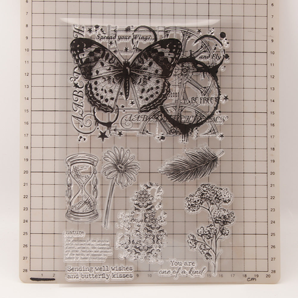 Butterfly Decoration DIY Scrapbook Clear Stamps