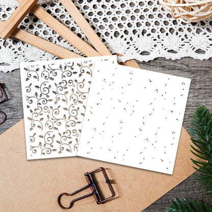 2 PCS Creative Patterns DIY Painting Hollow Stencil