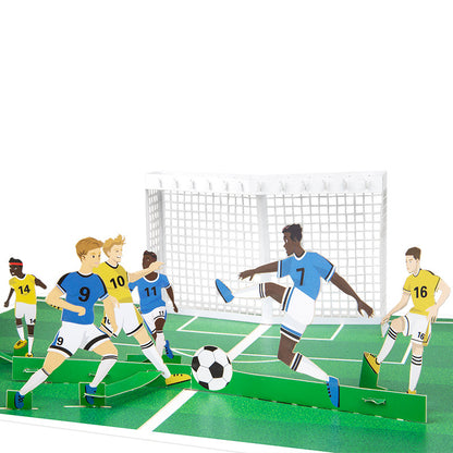 3D Creative Football Pop-Up Greeting Card