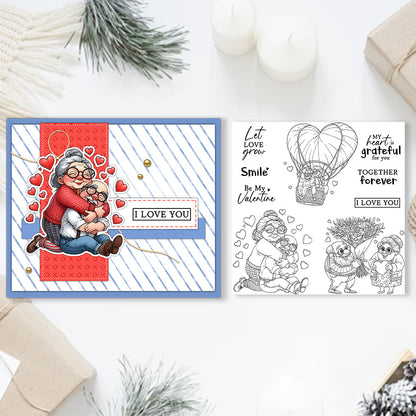 Valentine's Day Theme Clear Stamps