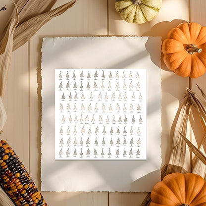 Small Tree Pattern DIY Painting Hollow Stencil