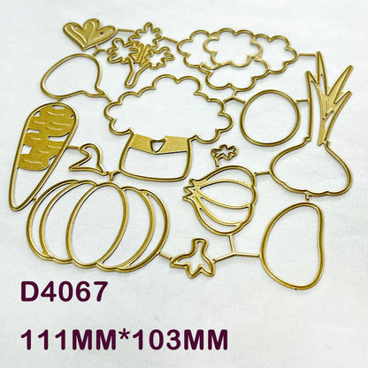 Autumn Decorative Banner Metal Cutting Dies