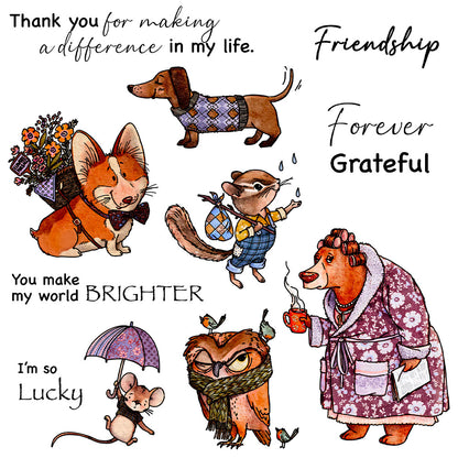 Animal Series Dies & Stamps Set