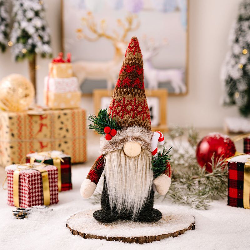 Christmas Gnome Faceless Doll Decorations