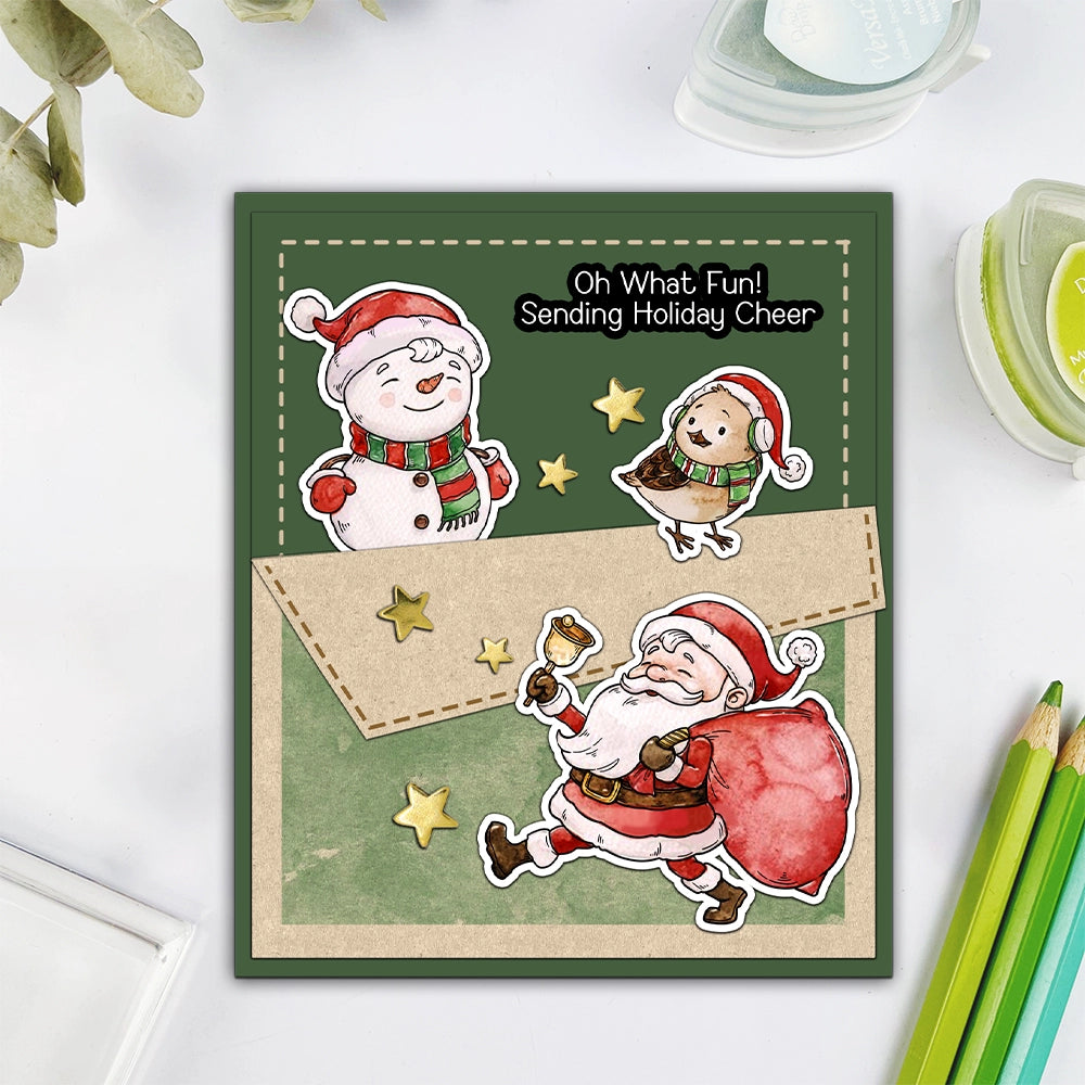 Santa Claus Snowman Dies & Stamps Set