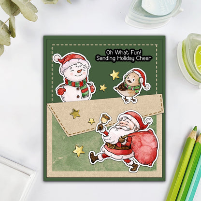 Santa Claus Snowman Dies & Stamps Set