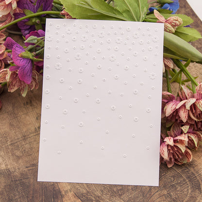 Flower Pattern Plastic Embossing Folder