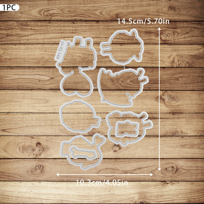 Valentine's Day Lamb Dies & Stamps Set