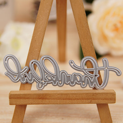"Thankful" Words Metal Cutting Dies