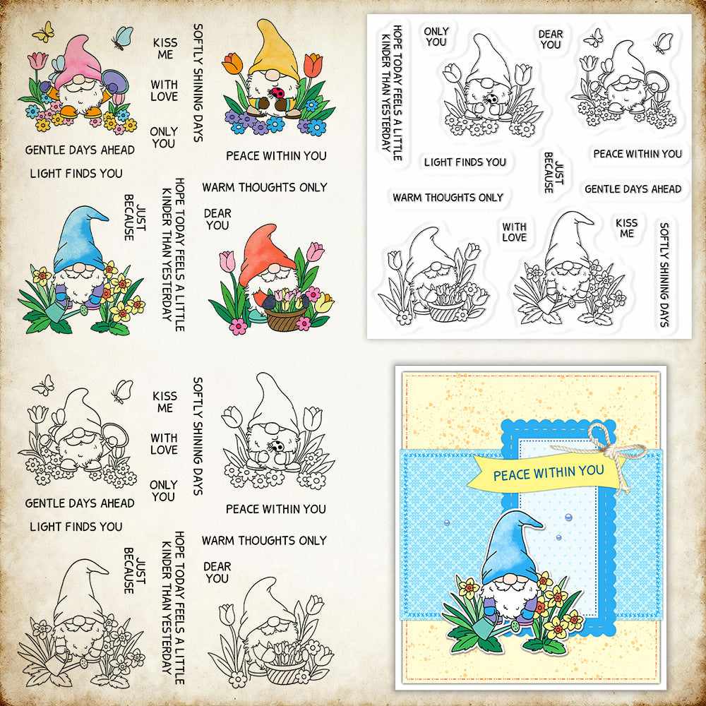 Childlike Gnomes Clear Stamps