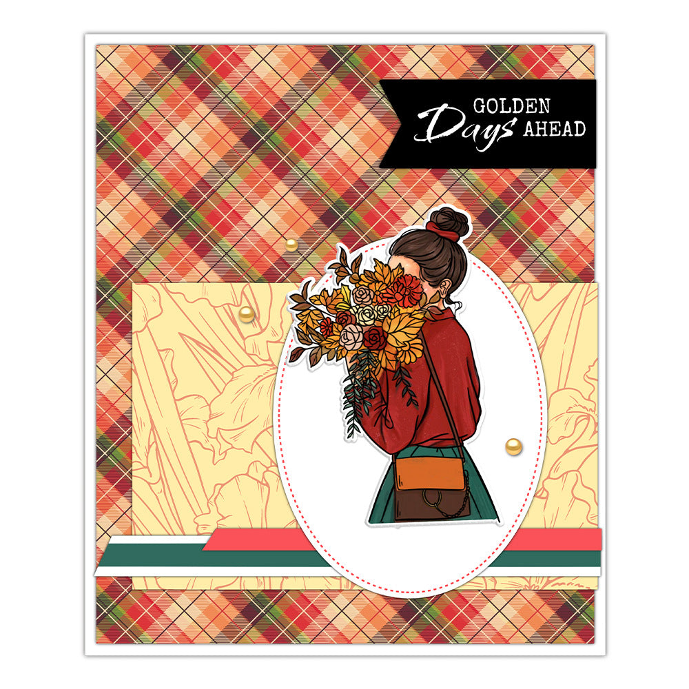 Autumn Girls Clear Stamps