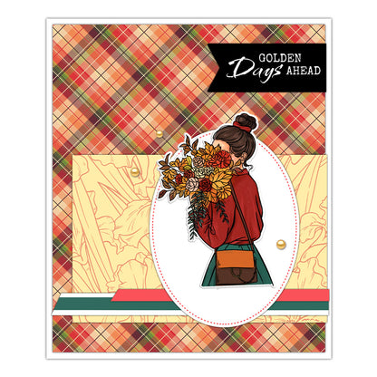 Autumn Girls Clear Stamps