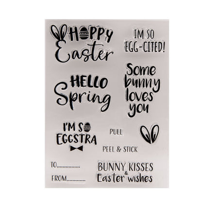 Easter Words Clear Stamps