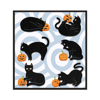 Halloween Kitten Metal Cutting Dies