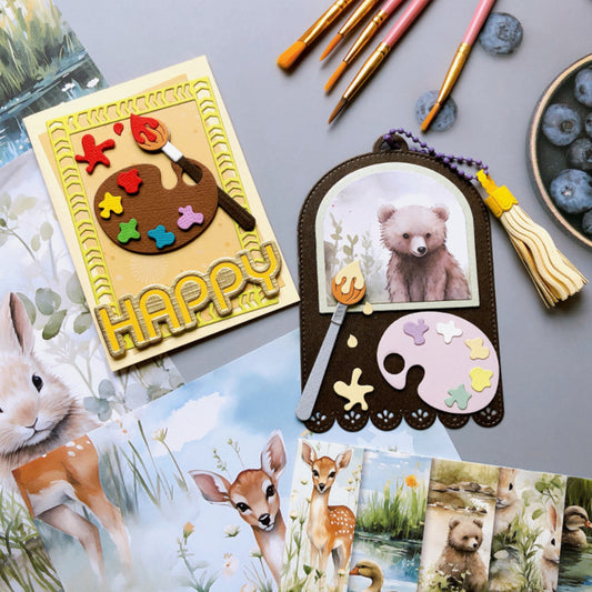 Watercolor Palette Metal Cutting Dies