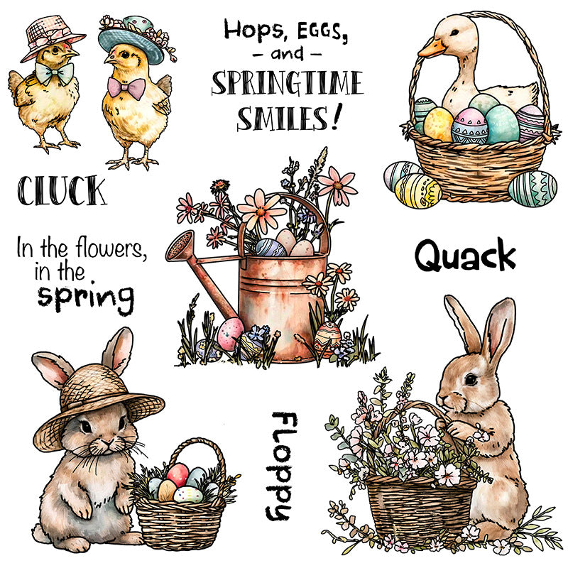 Easter Theme Clear Stamps