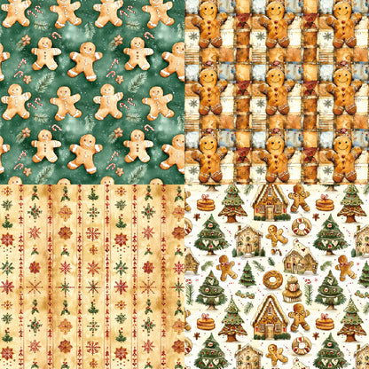 24PCS 6" Biscuit Scrapbook Paper & Cardstock