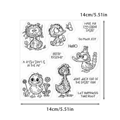 Cute Duck Dies & Stamps Set