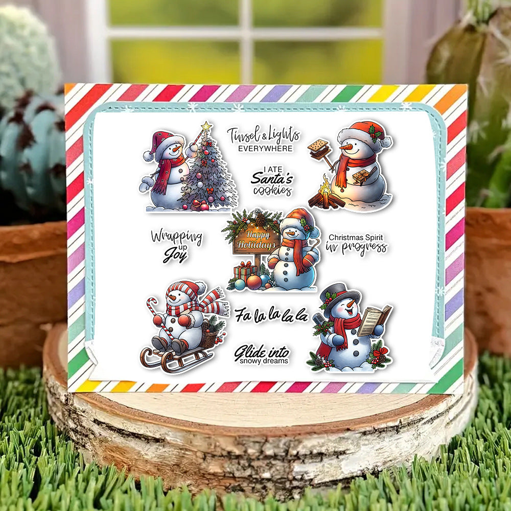 Winter Snowman Clear Stamps