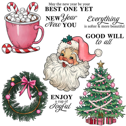 Christmas Elements Dies & Stamps Set